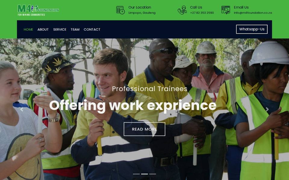 M4 Foundation homepage